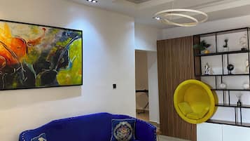 Apartment, 2 Bedrooms, Balcony | Living area