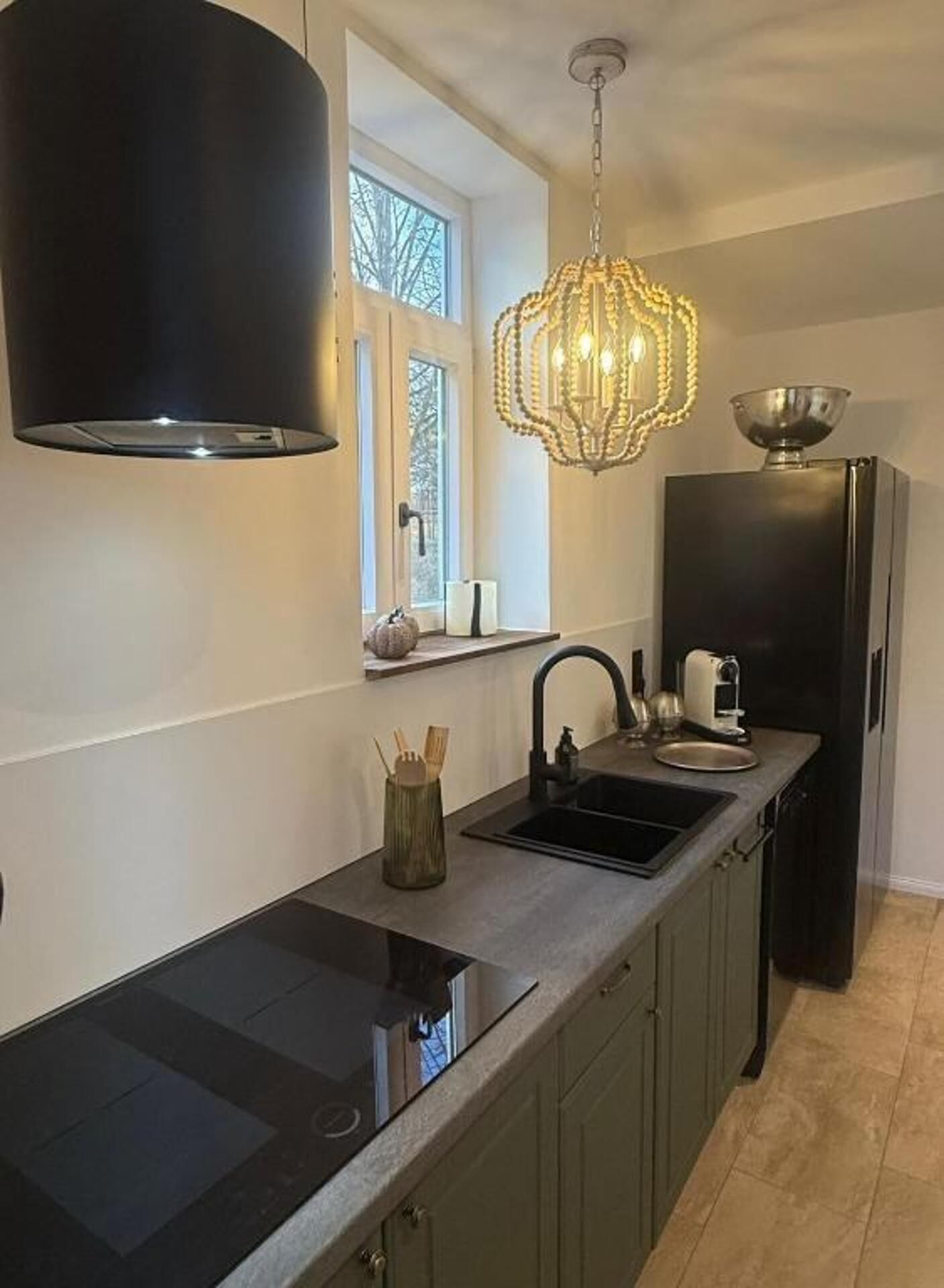 Refrigerador, horno, placa de cocina, lavavajillas