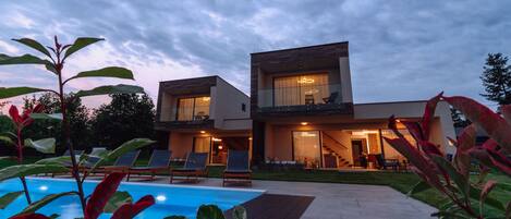 Una piscina climatizada