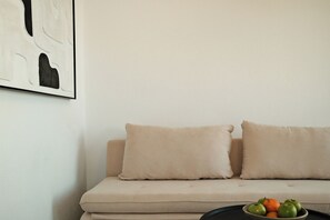 Petite Room with Partial Caldera View | Interior - Anemos Caldera Oia (Santorini)