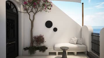 Deluxe Double Room with Indoor Hot Tub | Terrasse/Patio