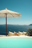 Two-Bedroom Villa with Caldera View and Hot Tub - Split Level | Pool