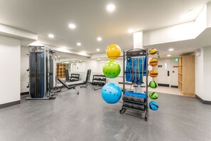 Fitness facility - Edge-of-Ascent | Pool, Hot Tub & Fitness | Parking (Canmore)