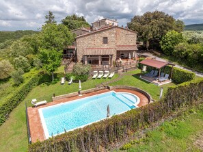 Pool - Holiday Home 'Al Settimo Cielo' with Hill Views, Private Terrace, Wi-Fi, AC (up to 6 guests) (Chianni)