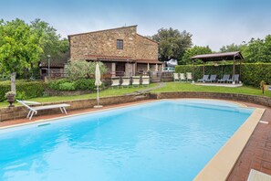 Pool - Holiday Home 'Al Settimo Cielo' with Hill Views, Private Terrace, Wi-Fi, AC (up to 6 guests) (Chianni)
