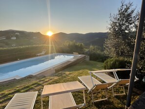 Pool - Holiday Home 'Al Settimo Cielo' with Hill Views, Private Terrace, Wi-Fi, AC (up to 6 guests) (Chianni)