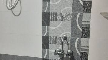 Shower, towels, soap