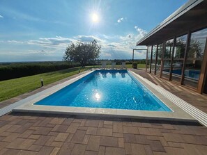 Una piscina riscaldata