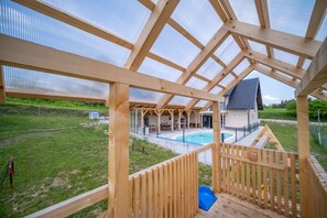Property grounds - Villa with pool and spa in peaceful Lika nature for family and friends. (Plaški)