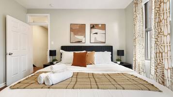 5 chambres, fer et planche à repasser, Wi-Fi, literie fournie