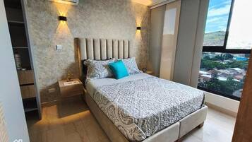 Blackout curtains, iron/ironing board, free WiFi