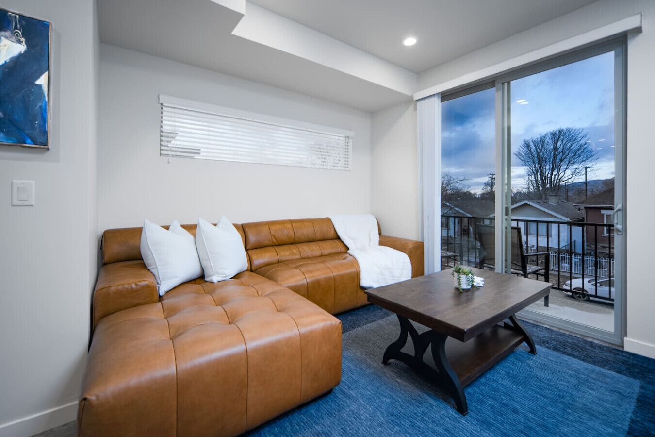 Televisie en een open haard