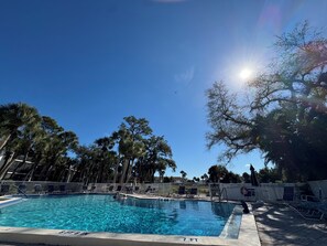Pool - Seasonal condo rental available February 1 with heated pool, tennis, pickleball (Venice)