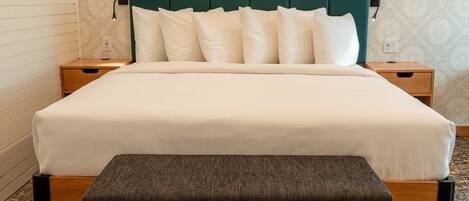 Een kluis op de kamer, gratis wifi, beddengoed