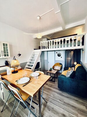 Dining - Cosy studio between Deauville and Trouville, near town center and train station (Deauville)