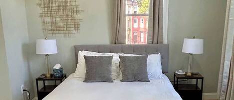 2 habitaciones, tabla de planchar con plancha y wifi gratis