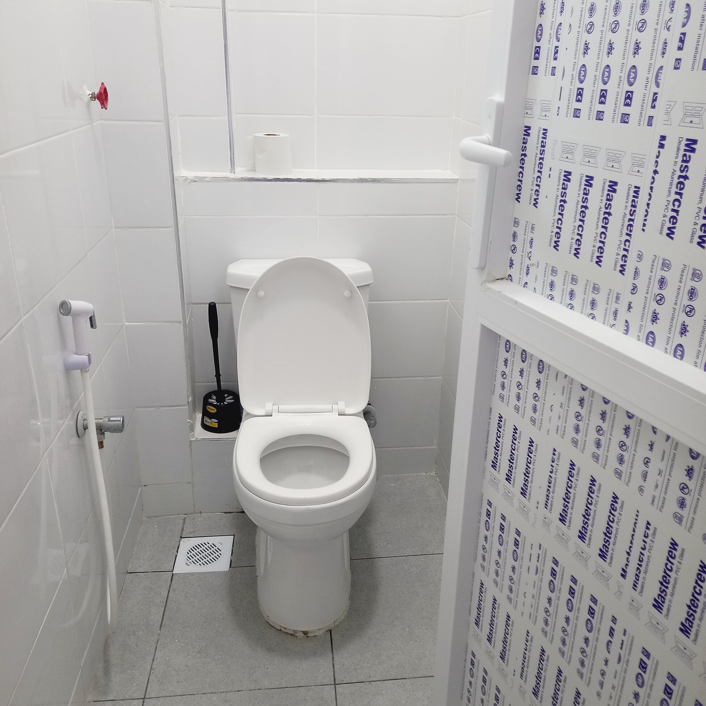 Towels, soap, toilet paper
