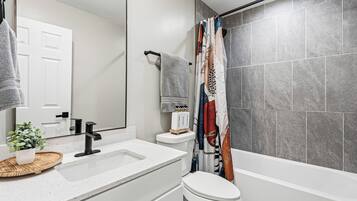 Towels, soap, toilet paper