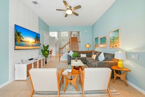 TV, ping pong - 5BR Windsor Hills Disney Villa w/ Pool & Spa (Kissimmee)