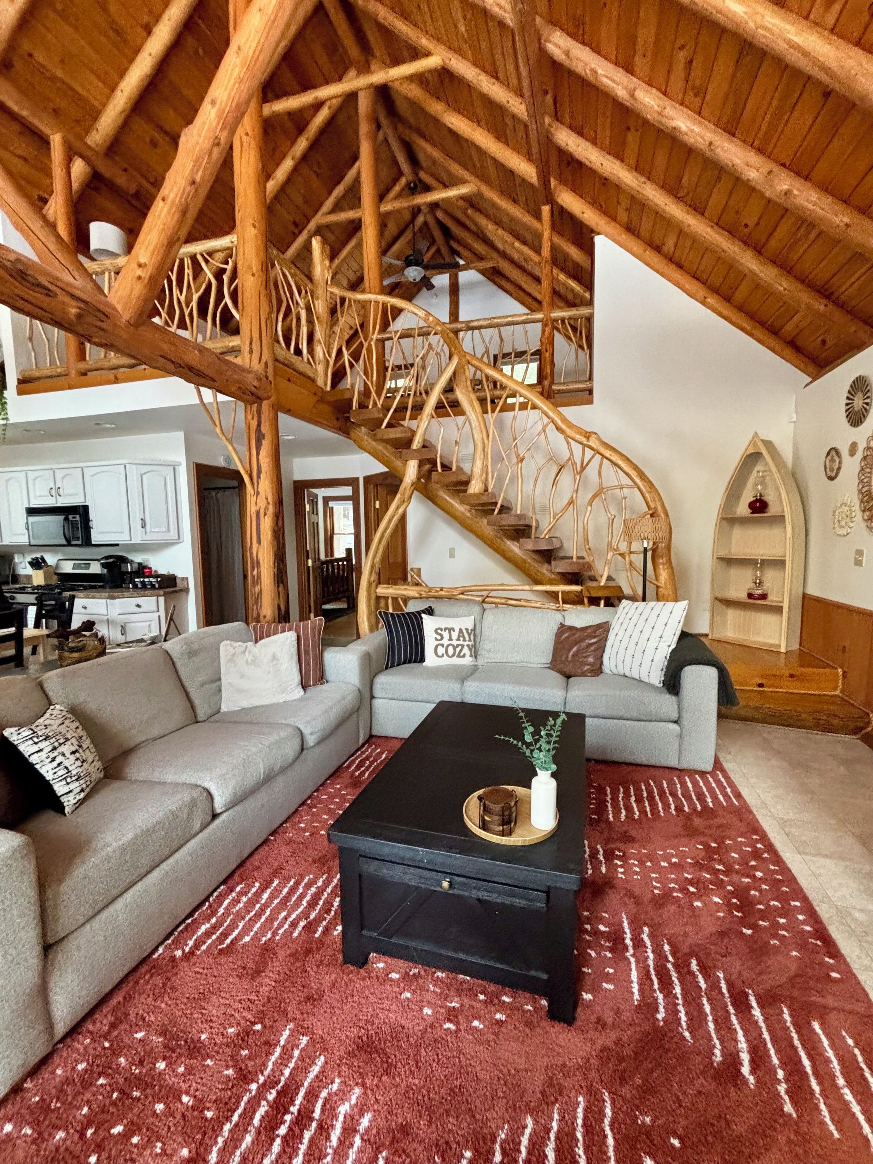 Smart-tv, een open haard en videospelletjes