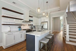 Fridge, microwave, oven, stovetop - Huge New Home w/ Outdoor Space, Walk to Streetcar! (New Orleans)