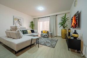 Living area - Superb 2-bedroom in vibrant Kilimani-Nairobi neighborhood (Nairobi)