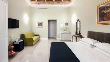 Luxury Suite, Balcony, City View | Individually furnished, desk, free WiFi, bed sheets