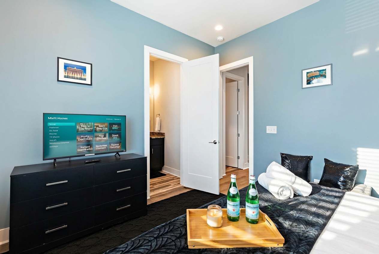 4 bedrooms, desk, iron/ironing board, WiFi