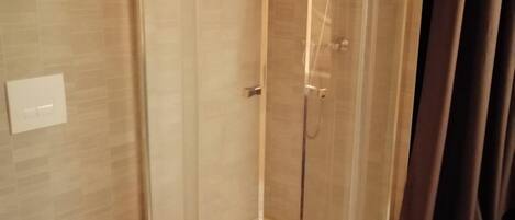Hair dryer, towels, toilet paper