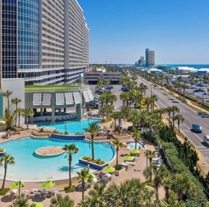 Pool - Cozy 1-bedroom condo in fantastic Panama City Beach with AC. Sleeps 6 (Panama City Beach)