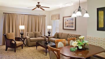 Una televisión, un reproductor de DVD