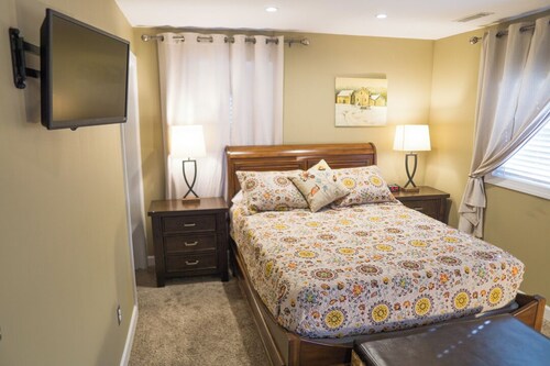 Full house with garage and fenced yard — zero fees!