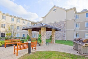 Outdoor dining - 24 Hour Business Center + Fitness Center | Short Drive to City Center Philadelphia (Mount Laurel)