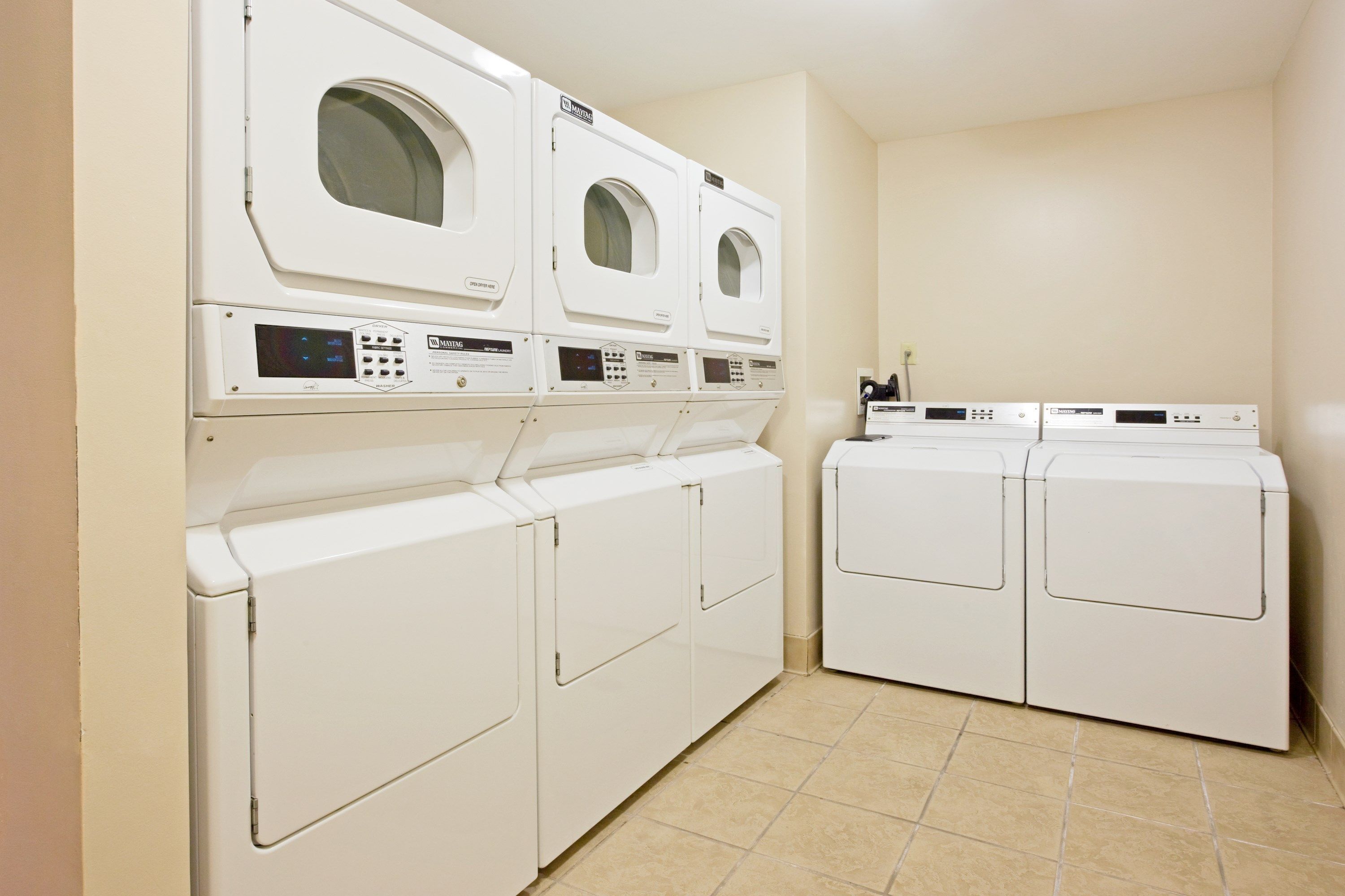 Do your laundry with ease using the on-site washer and dryer