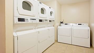 Do your laundry with ease using the on-site washer and dryer