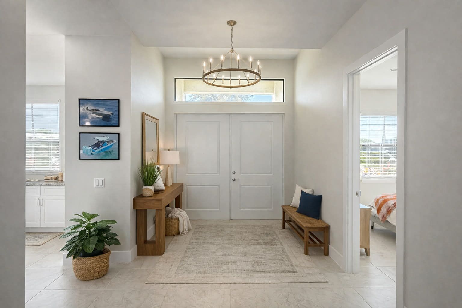 3 slaapkamers, een strijkplank/strijkijzer, reisbedje, wifi