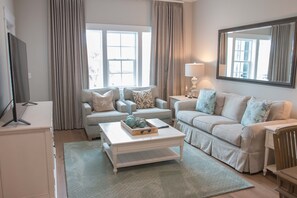 TV, offices - Seaside Spa Hideaway | Luxe Retreat for 8 Guests (Destin)