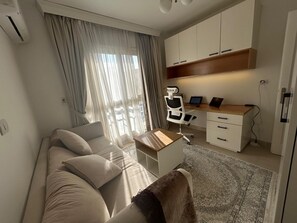 Superior Apartment, Multiple Beds, Air conditioning, Garden View | Interior - Cozy Retreat in Madinty & Work-Station (New Cairo)