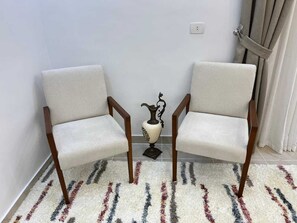 Superior Apartment, Multiple Beds, Air conditioning, Garden View | Interior - Cozy Retreat in Madinty & Work-Station (New Cairo)