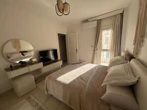 Superior Apartment, Multiple Beds, Air conditioning, Garden View | Soundproofing, iron/ironing board, free WiFi - Cozy Retreat in Madinty & Work-Station (New Cairo)