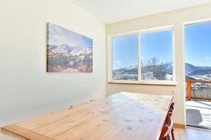 Dining - Top-of-the-World Mtn Views | Adventure Basecamp (Silverthorne)