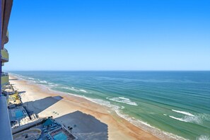 Beach nearby - *New Listing!* Ocean Front Paradise; Stunning 2BR with Private Double Balcony at The Wyndahm #2321 (Daytona Beach)