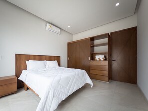 2 bedrooms, iron/ironing board, free WiFi, bed sheets - Modern 2-bedroom apartment in Fluvial (Puerto Vallarta)