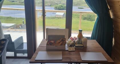 Luzury Glamping Pods on Antrims North Coast with Lake-side views on Fairhead