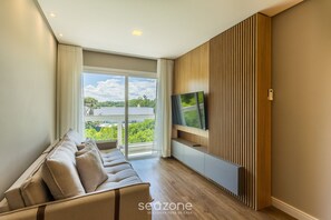 Living area - Apt 260m From Mundo do Vapor Dal0417 (Canela)