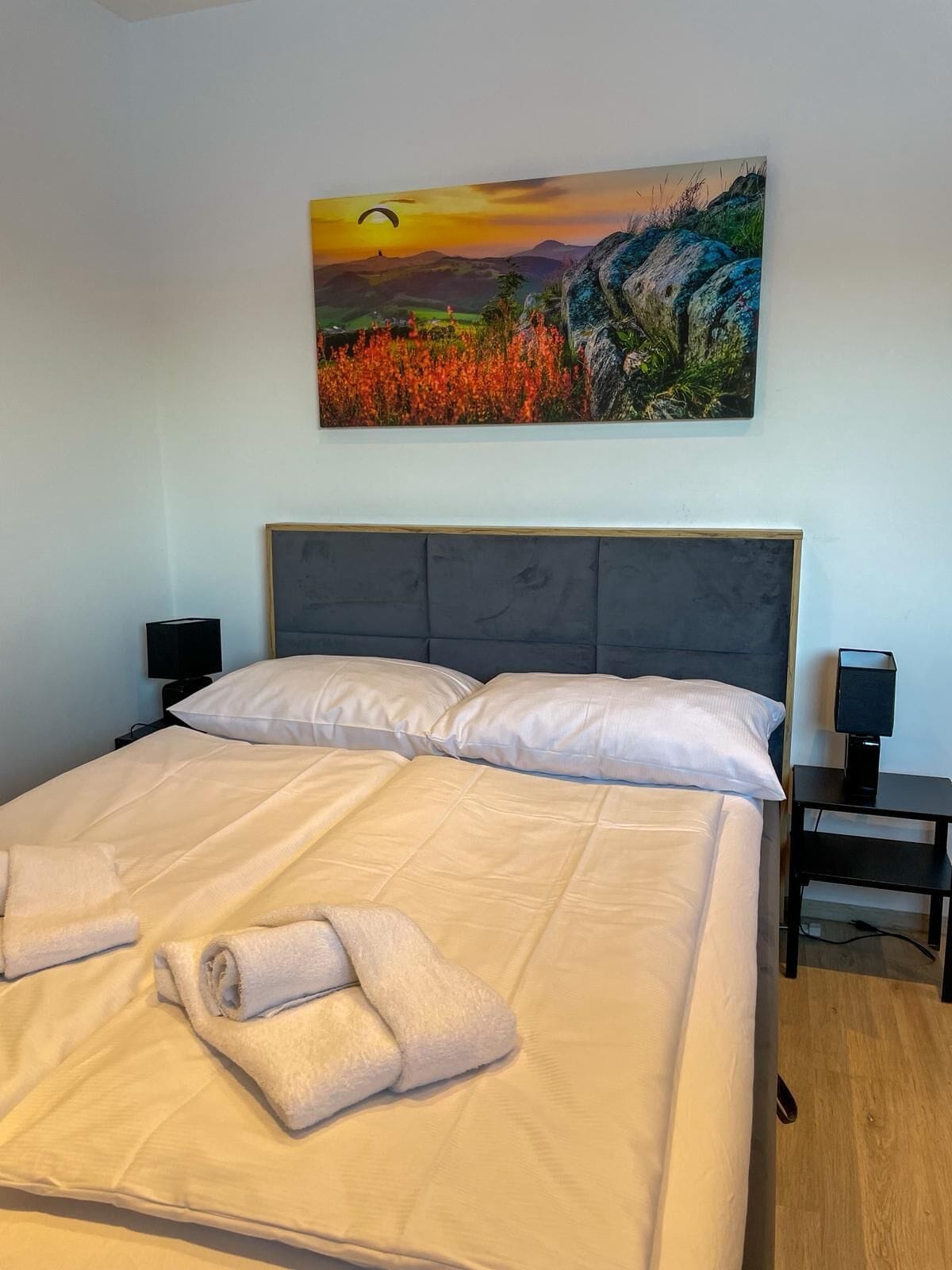 Iron/ironing board, WiFi, bed sheets