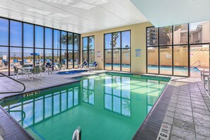 Una piscina riscaldata
