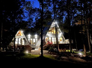 Exterior - Sauna + Hot Tub + Lake, Off-Grid A‑Frame Retreat (Gravenhurst)