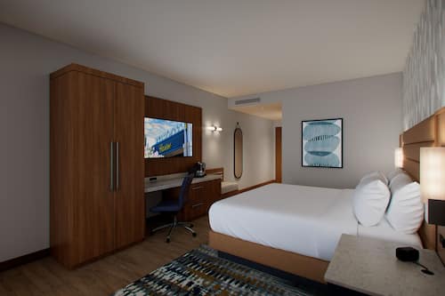 Egyptian cotton sheets, premium bedding, pillowtop beds, in-room safe