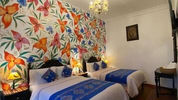 Standard Double Room, Patio, City View | In-room safe, desk, laptop workspace, soundproofing